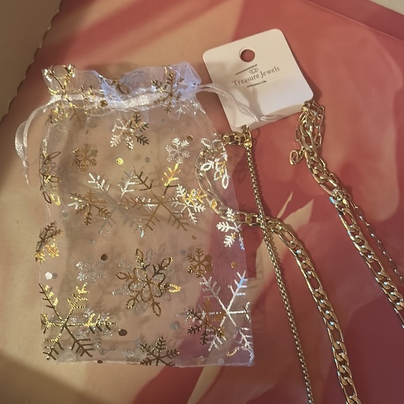 New Treasure jewels horseshoe necklace multi layer - Picture 5 of 6